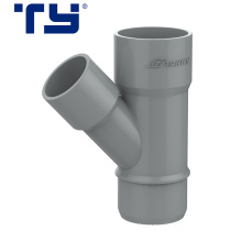 Factory High Quality 45 Degree PVC Y Tee Branch Pipe Fitting Lateral Tee